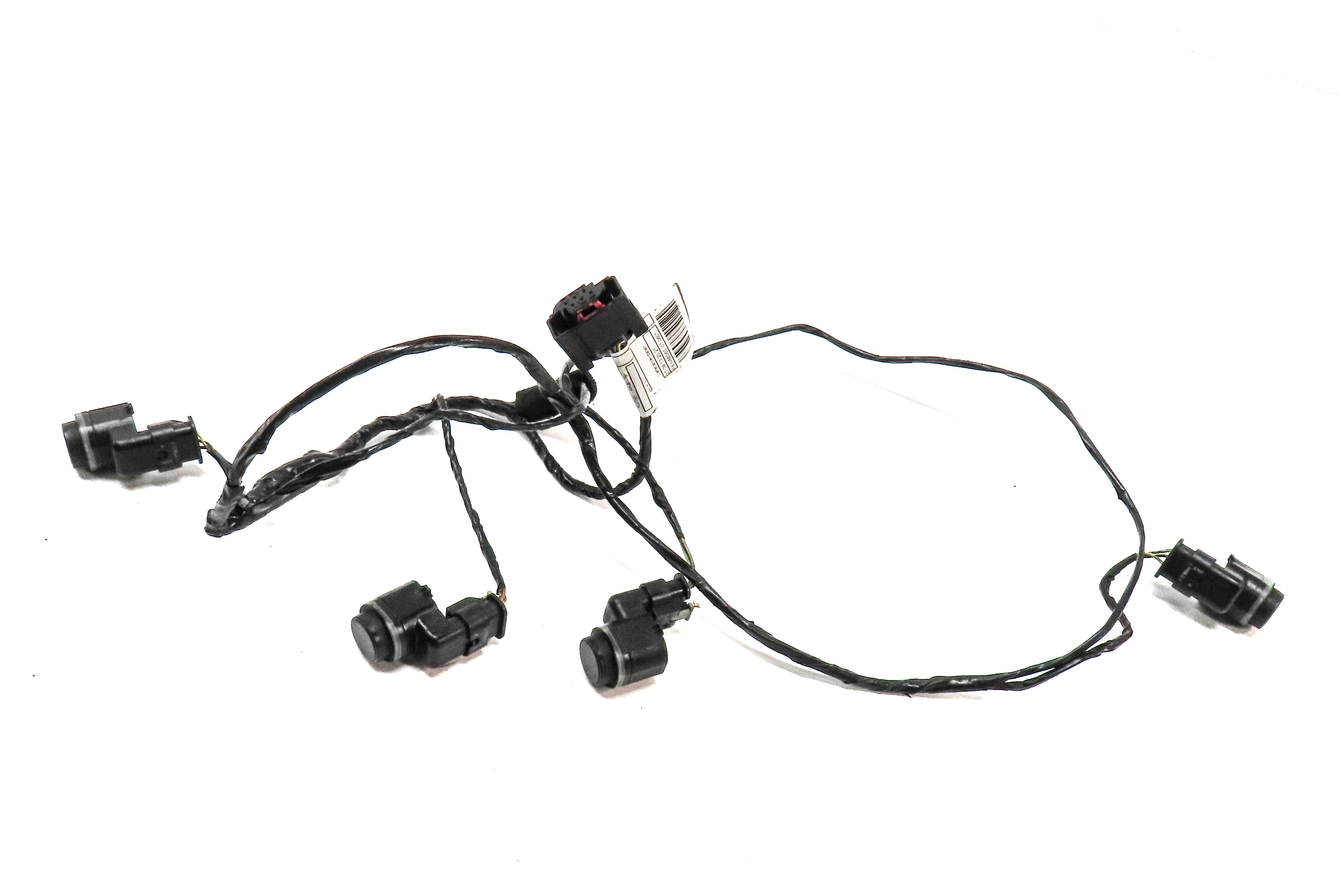 2014 BMW X3 (F25) REAR PDC PARK SENSOR SET-4 w/ HARNESS (BLACK) — exact item pictured